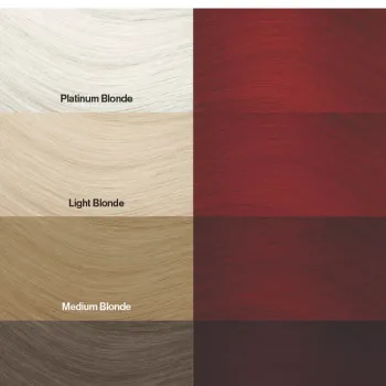 צבע שיער אדום ורמיליון Vermillion Red