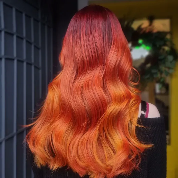 צבע שיער קורל רד Coral Red