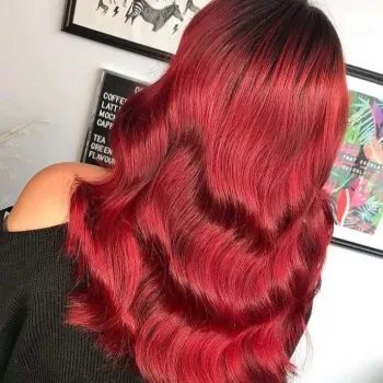 צבע שיער אדום רובי רוז' Ruby Rouge