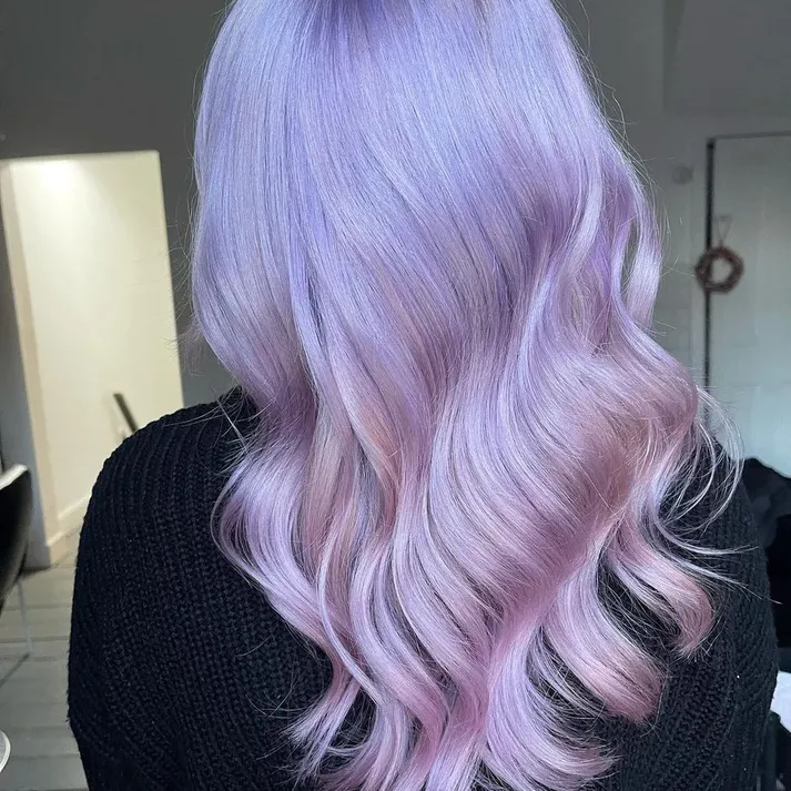 צבע שיער סגול לילך Lilac